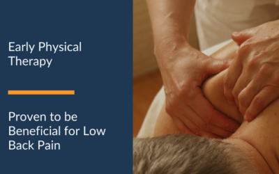 Early Physical Therapy Proven to be Beneficial for Low Back Pain