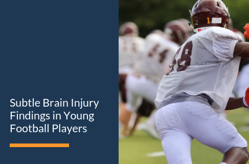 Subtle Brain Injury Findings in Young Football Players