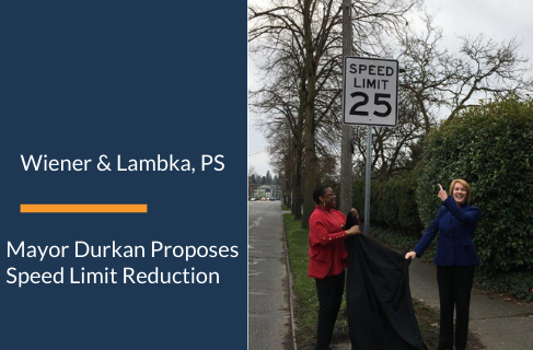 Mayor Durkan Proposes Speed Limit Reduction