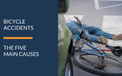 THE FIVE MAIN CAUSES OF BICYCLE ACCIDENTS: