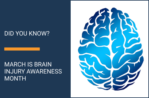 MARCH IS BRAIN INJURY AWARENESS MONTH